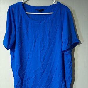 Banana Republic Vibrant Blue Short Sleeve Top